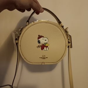 Coach Snoopy Canteen style crossbody purse